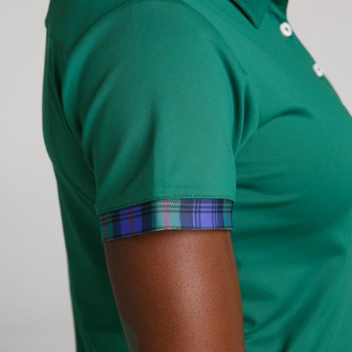 WilliamMurrayGolf Womens Polo MurrayClassic 001 800 003 Green On Figure Tartan Cuff 8e35d5eb 6a61 4ab8 b9b3 9c69d59e8ccc