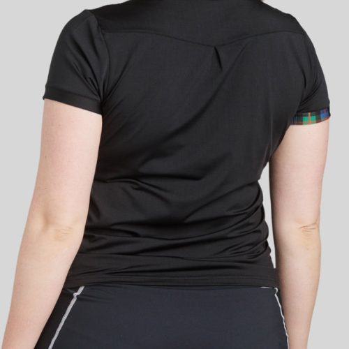 WilliamMurrayGolf Womens Polo MurrayClassic 001 800 103 Black On Figure Back