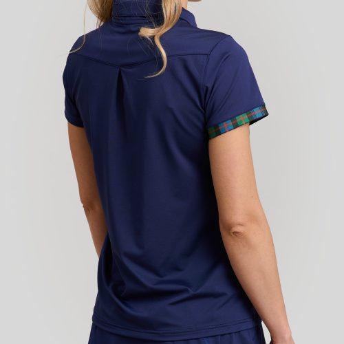 WilliamMurrayGolf Womens Polo MurrayClassic 001 800 103 Navy On Figure Back