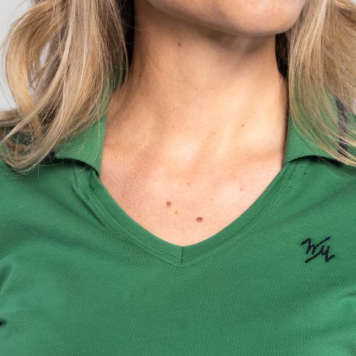 WilliamMurrayGolf Womens Polo Pique 001 822 179 Green On Figure Chest