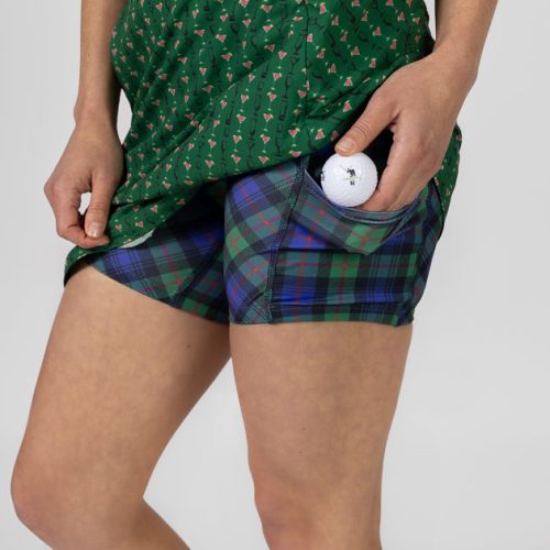 WilliamMurrayGolf Womens Skirt CocktailSeersuckerSpinner 303 823 094 Green On Figure Shorts