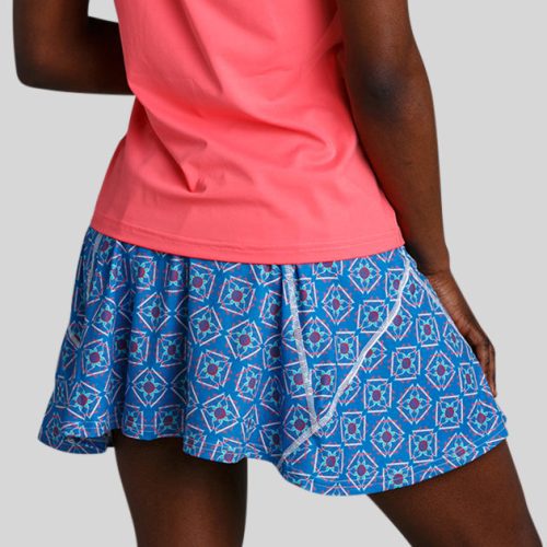 WilliamMurrayGolf Womens Skirt SandyTilesKerry 037 805 003 Blue On Figure Back