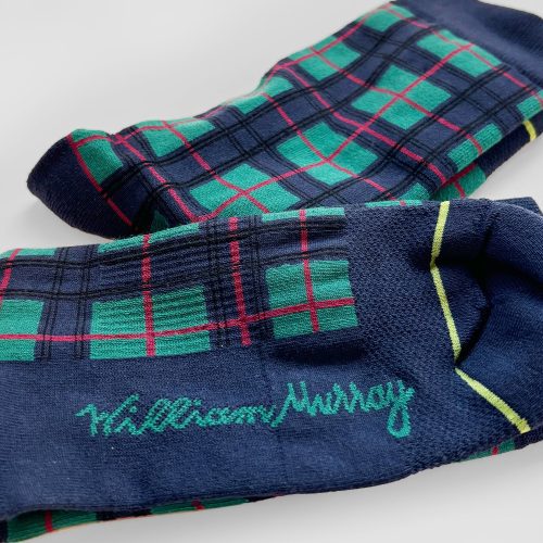 tartan sock angle zoom