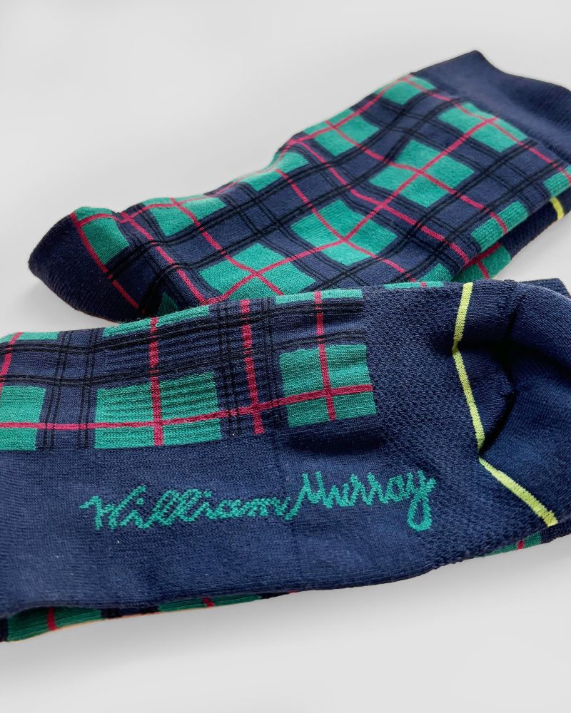 tartan sock angle zoom