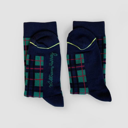 tartan sock fold side by side